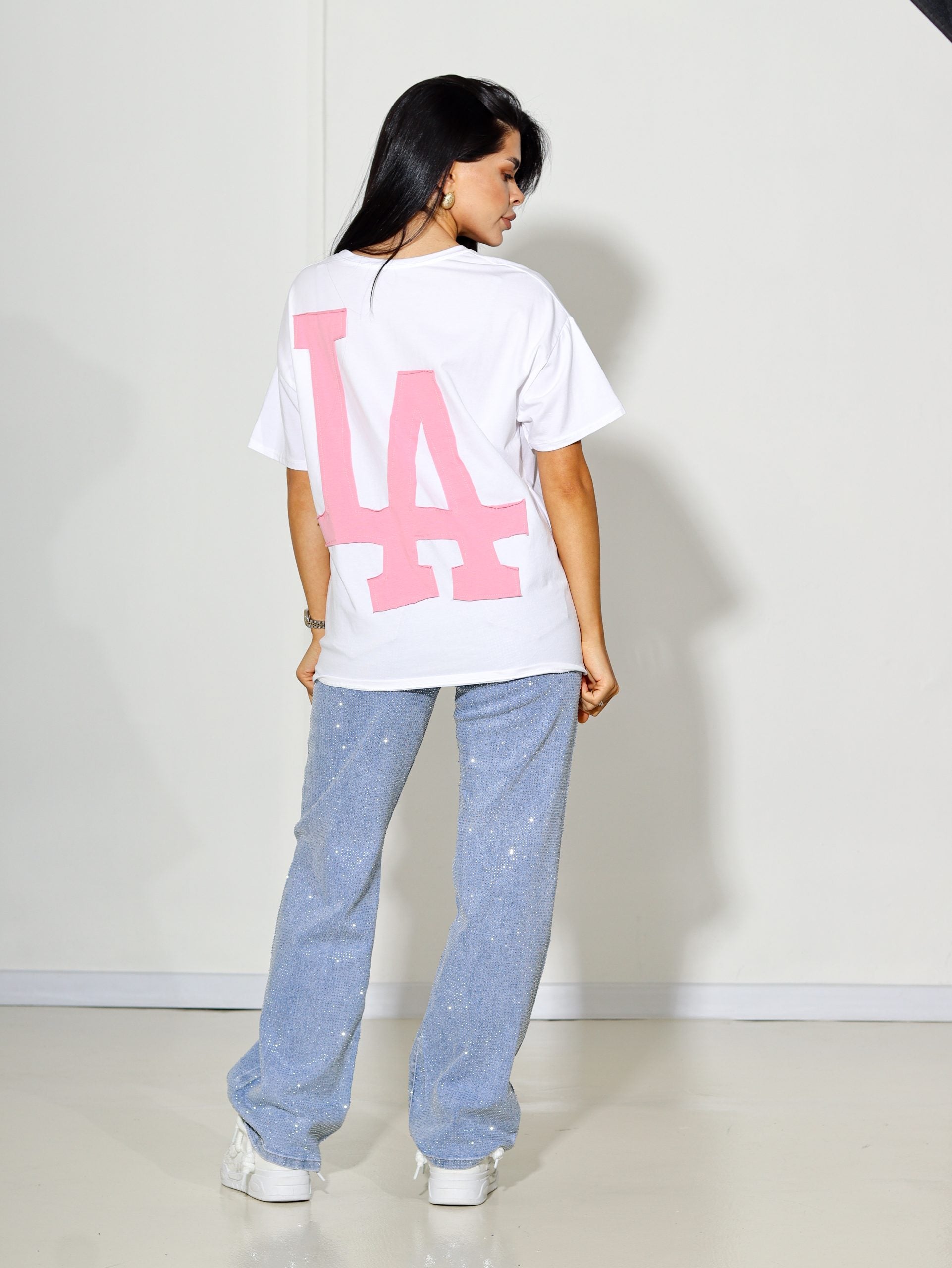 Balts 'LA' t-krekls - 14250