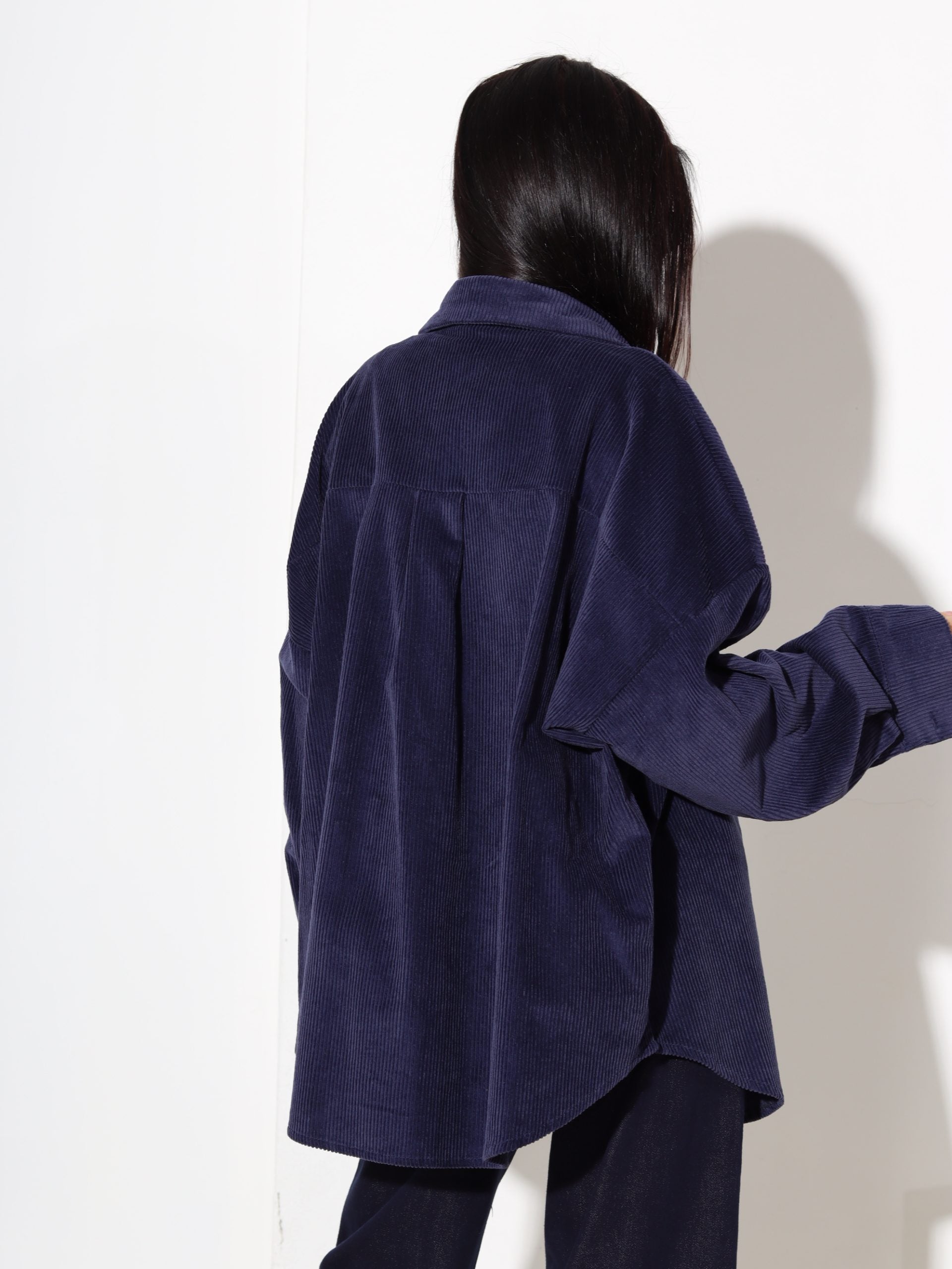 Zils velveta krekls - 17343