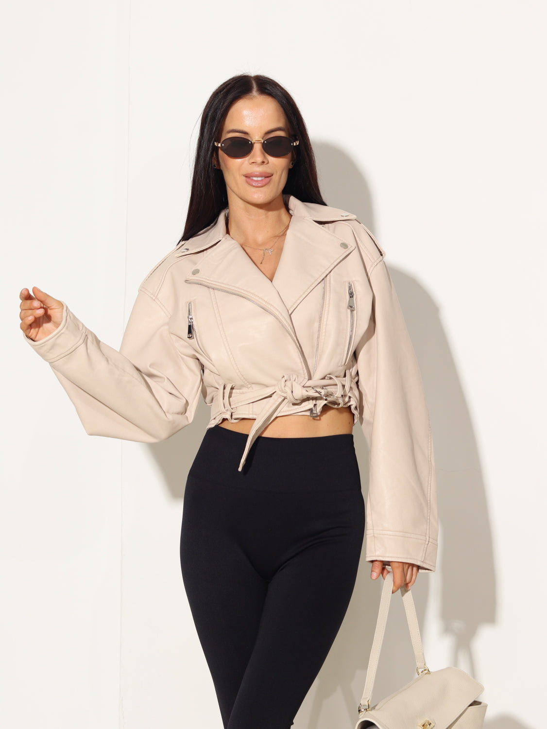 Bēša, īsa m/ā virsjaka oversize - 14716