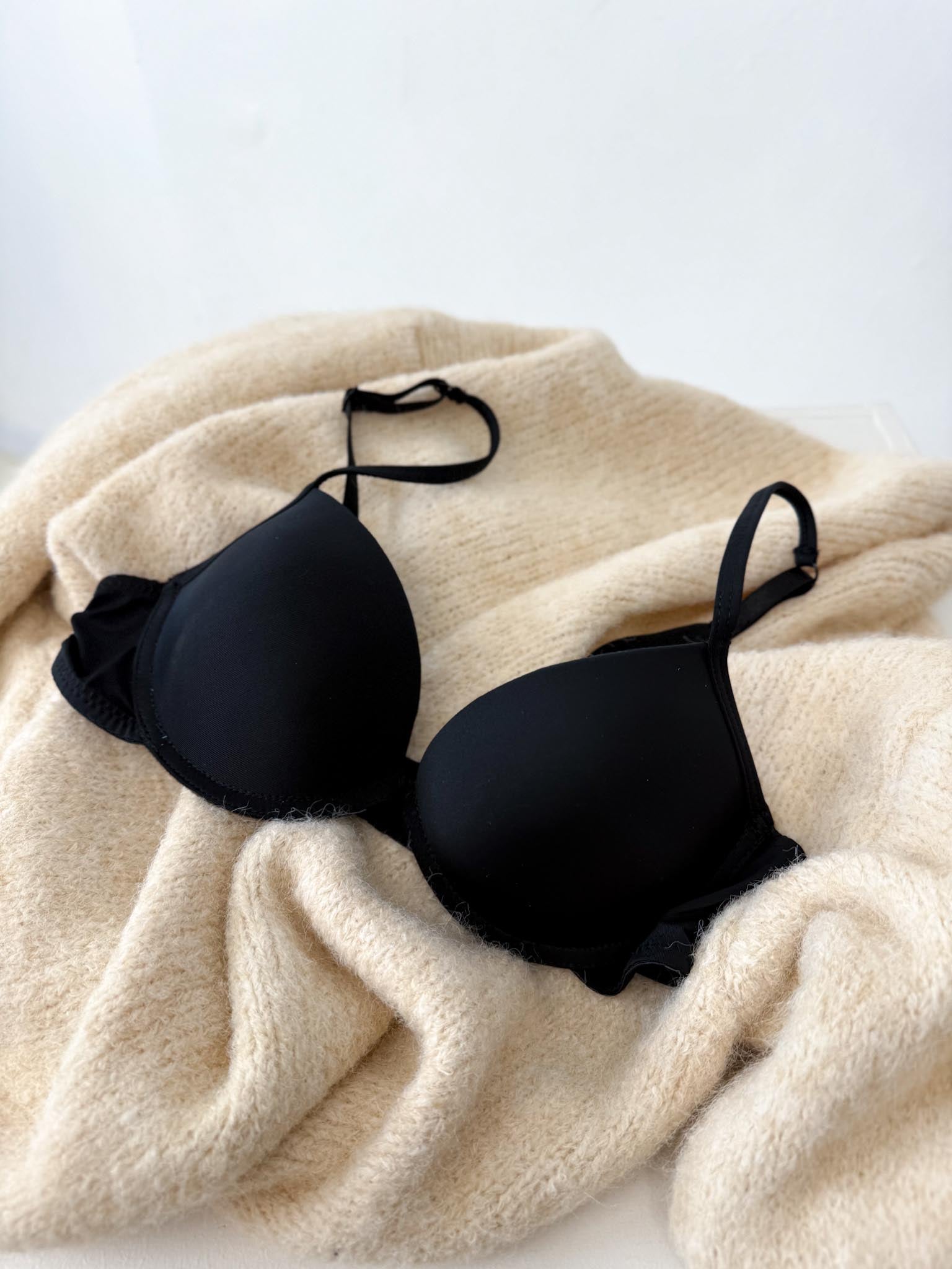 Melns 'Megan' pushup krūšturis - 16316