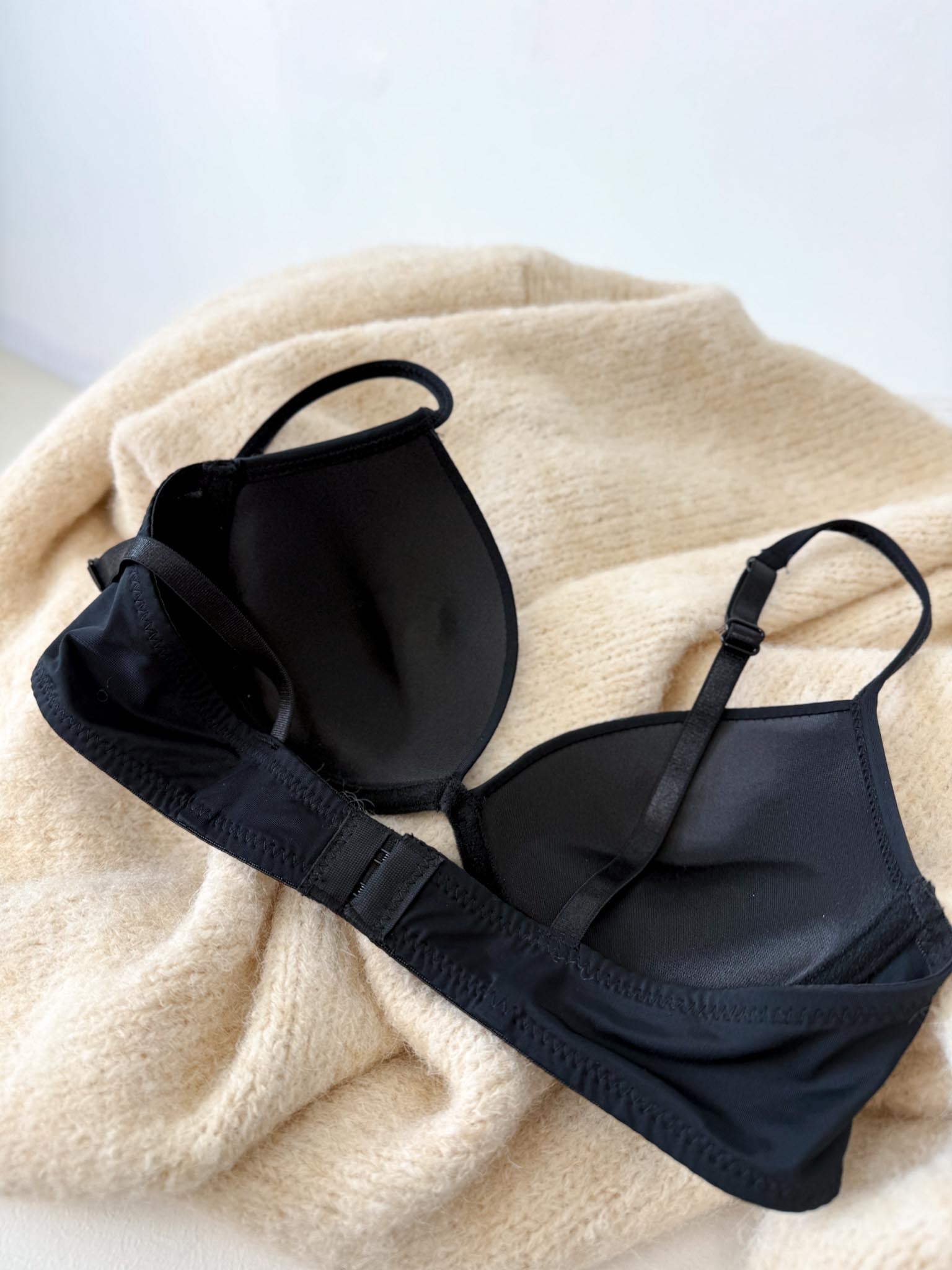 Melns 'Megan' pushup krūšturis - 16316