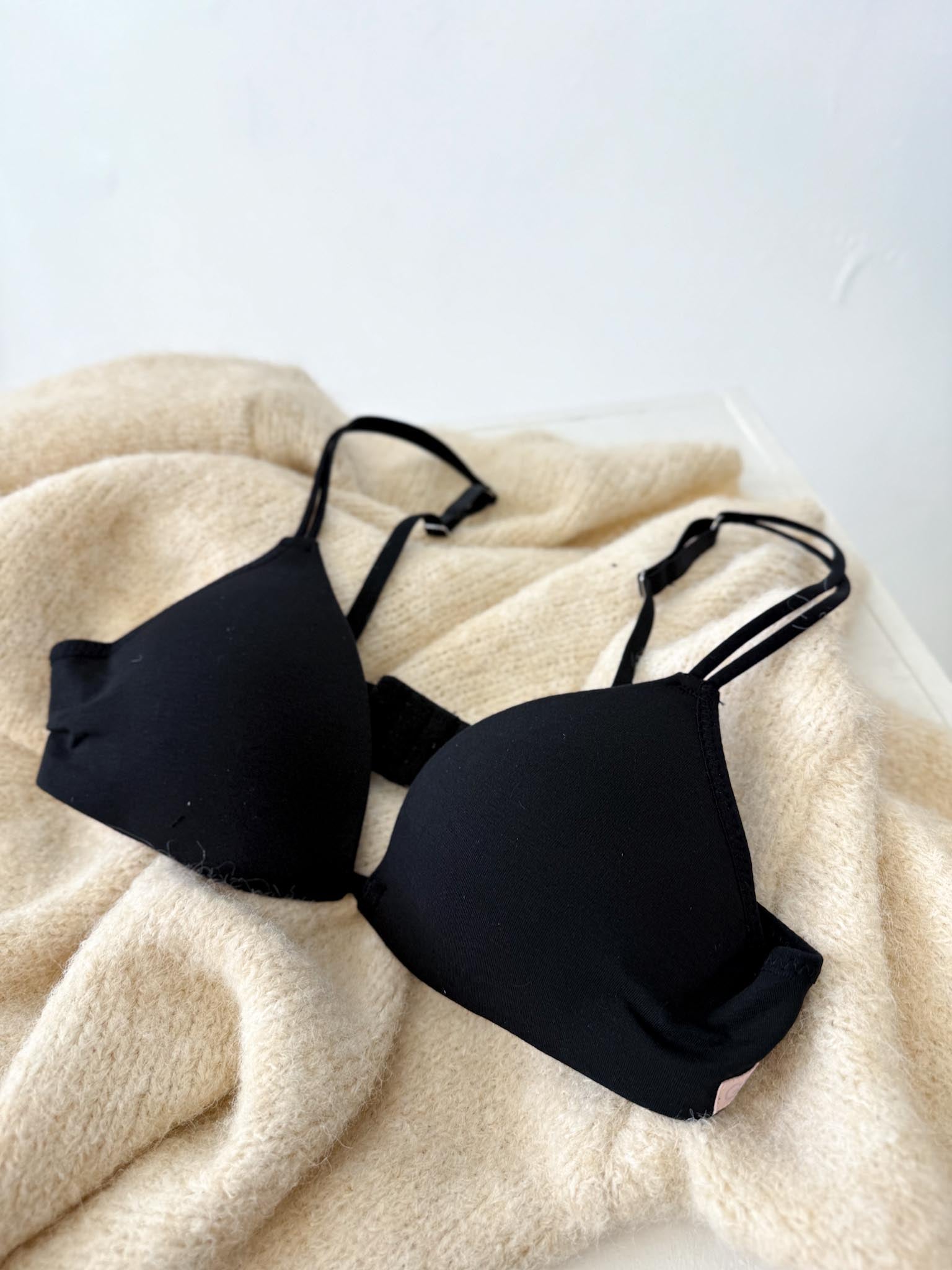 Melns 'Sole Cotton' krūšturis - 16309