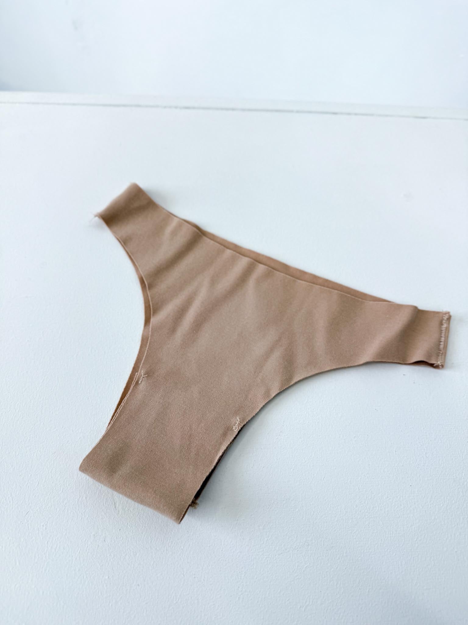 Bēšas Brasilian kokvilnas biksītes - 16318