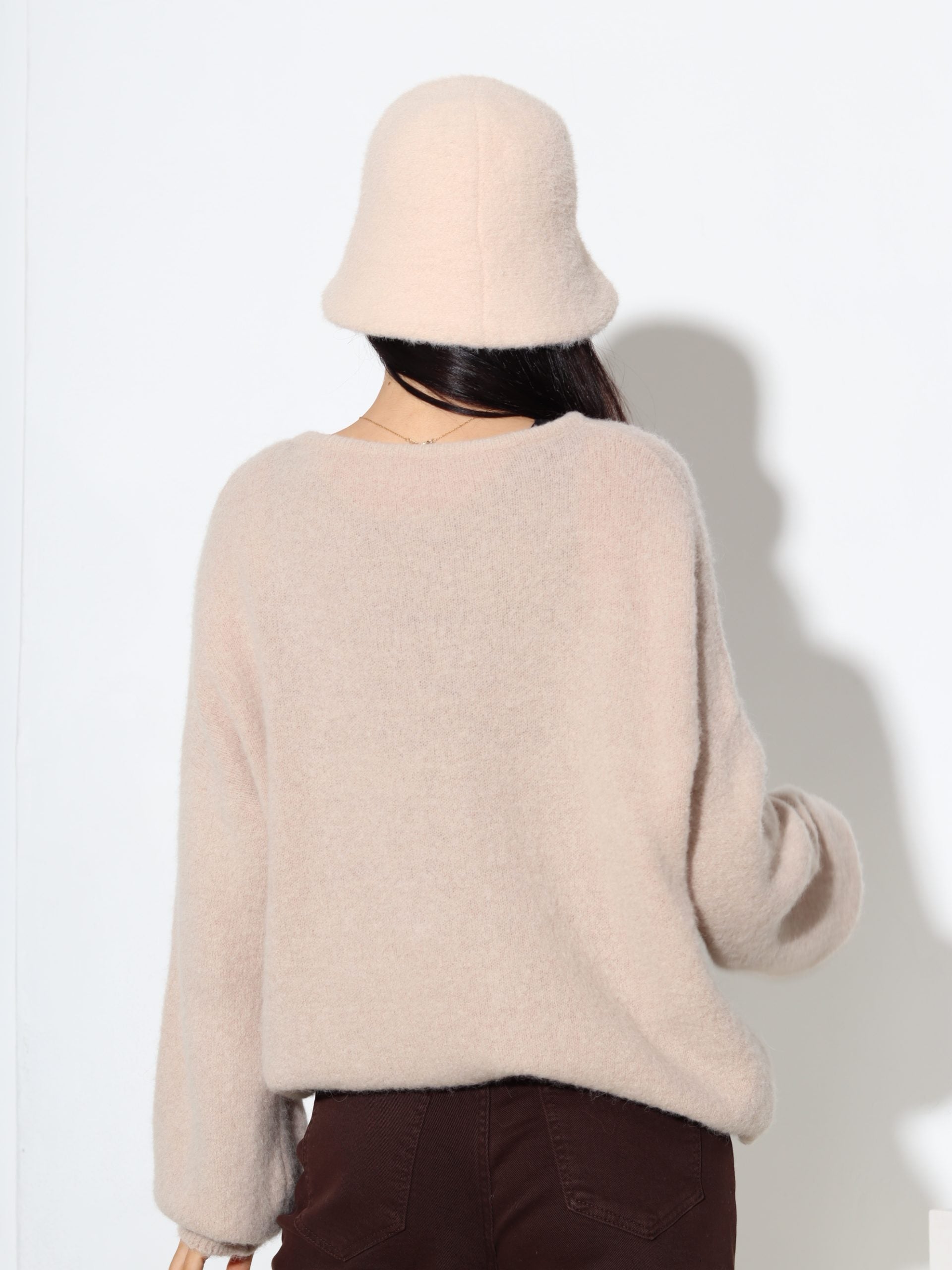 Bēša, adīta, sienama jaka (alpaka+ vilna) - 17406