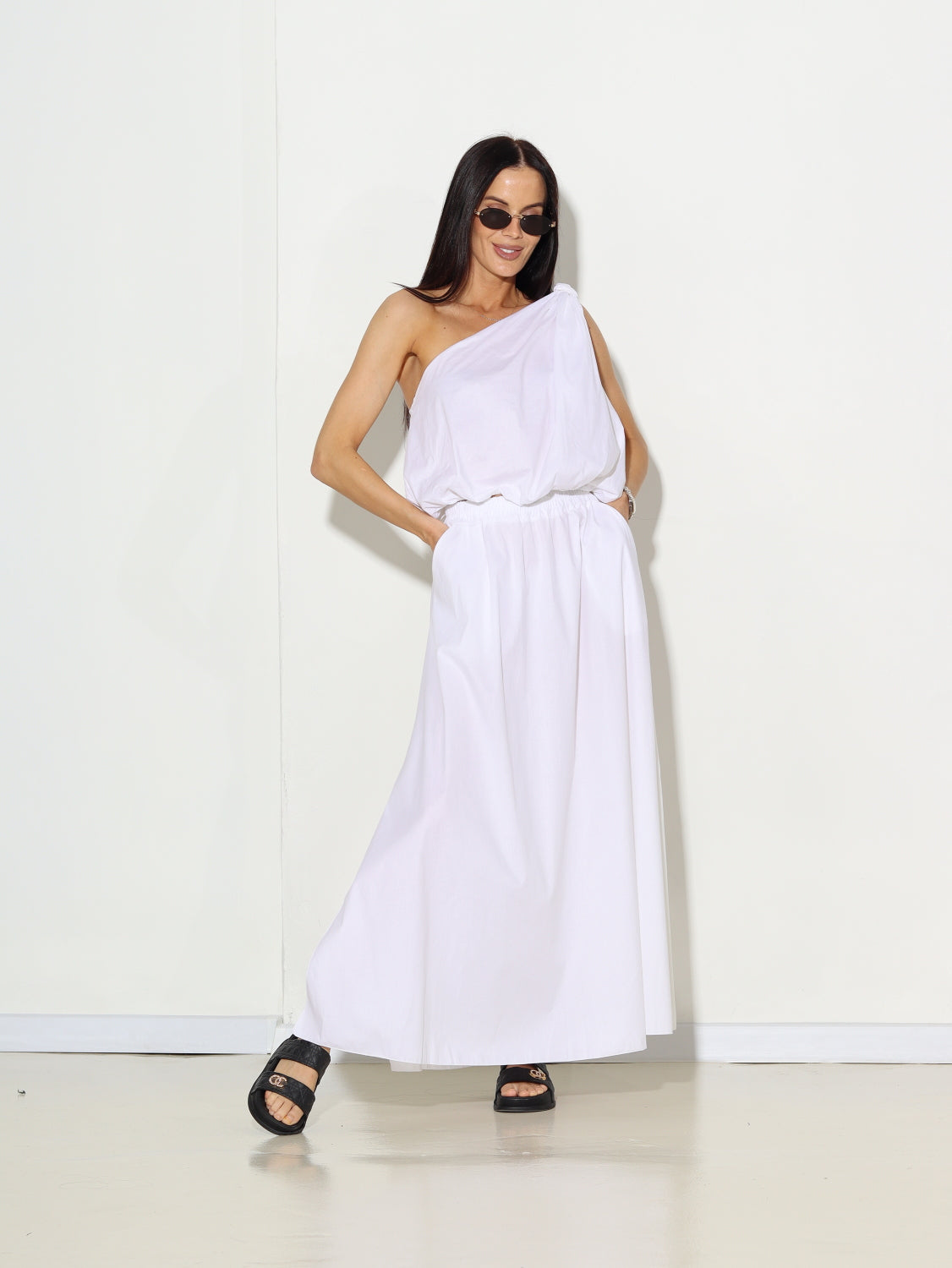 Balts, 2daļīgs komplekts 'Grieķu dieviete' - 15629