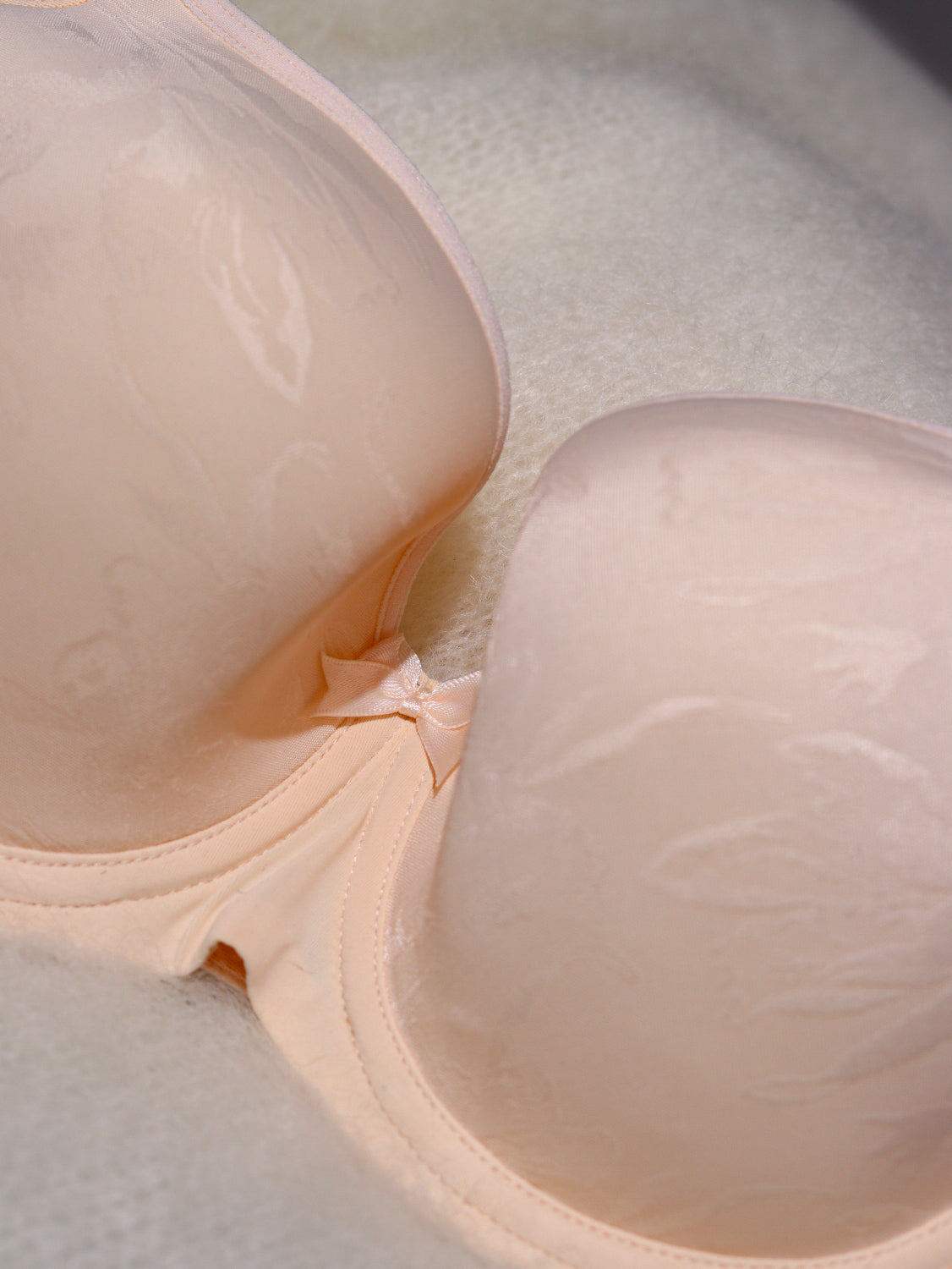 Bēšs krūšturis ar mīkstu bļodiņu - 14409