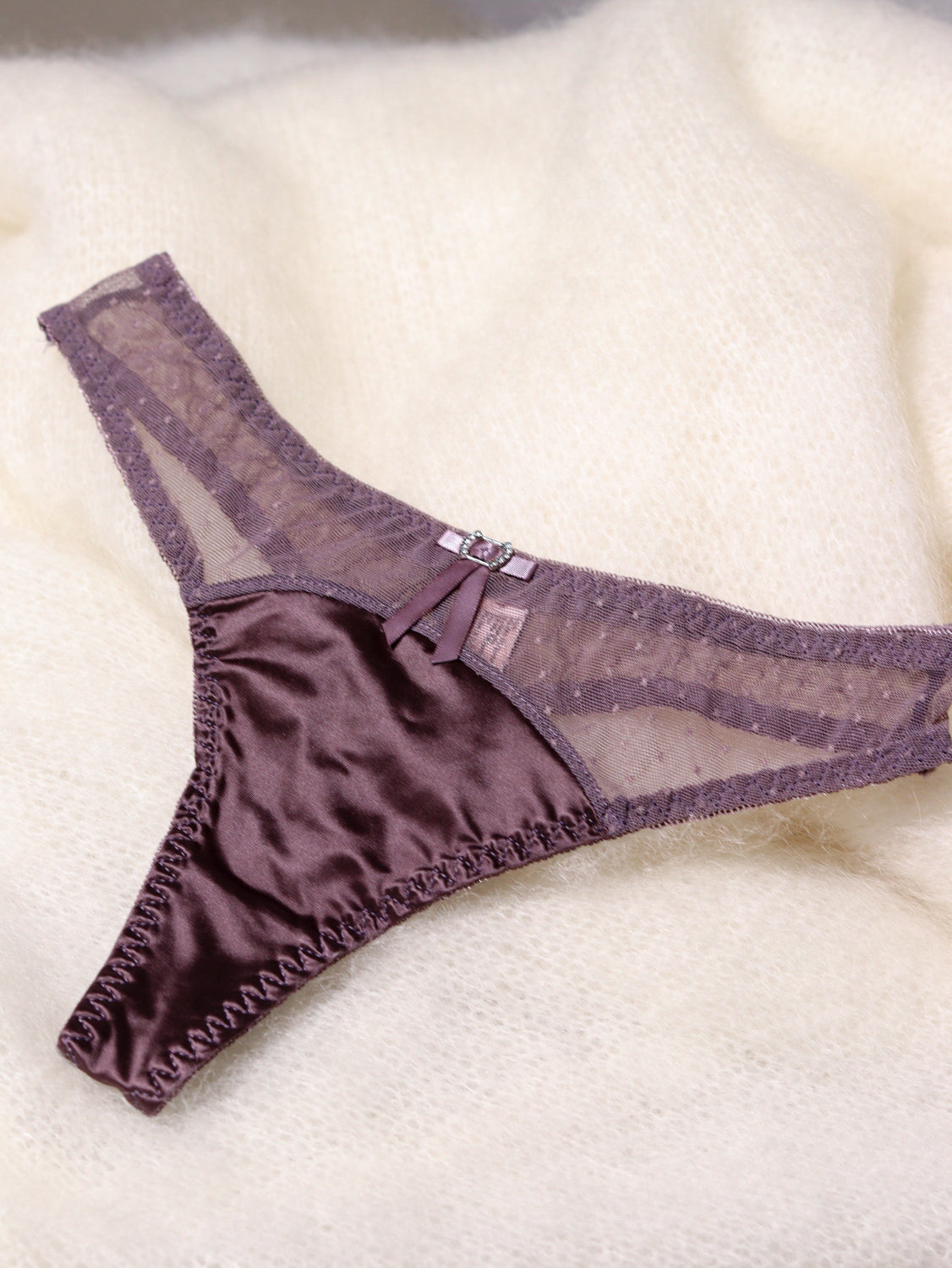 Tumši violetas string 'Voronin' apakšbikses - 14382