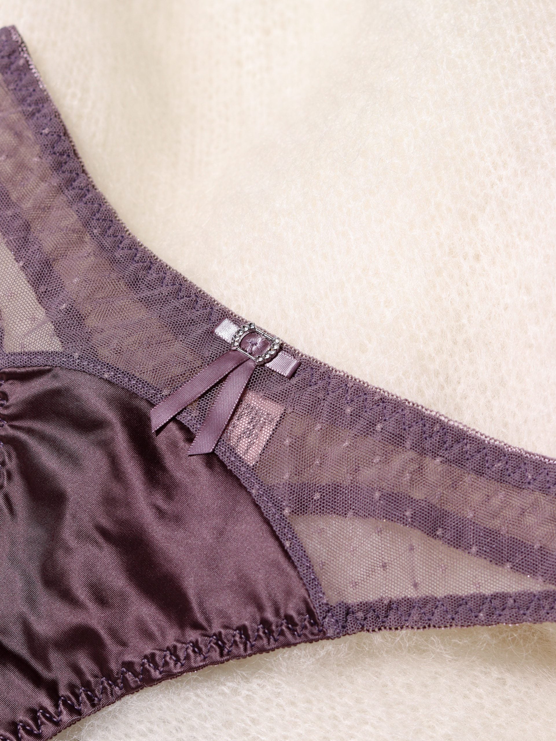 Tumši violetas string 'Voronin' apakšbikses - 14382