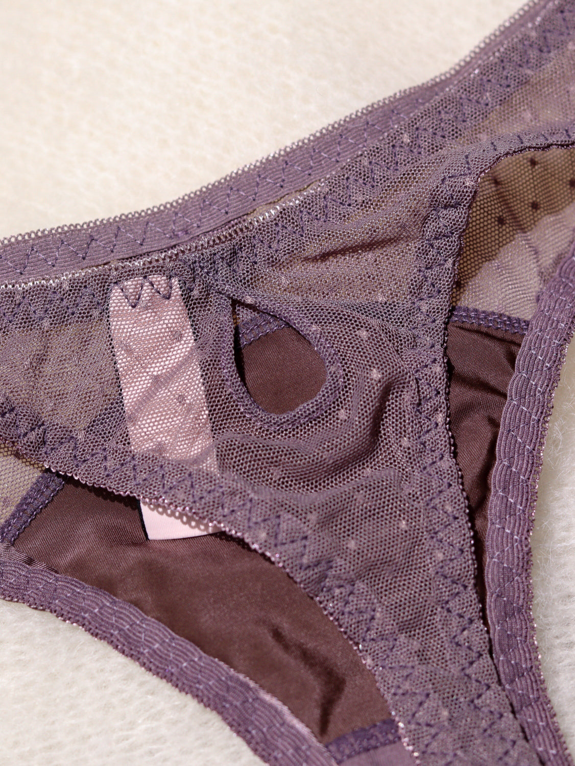 Tumši violetas string 'Voronin' apakšbikses - 14382