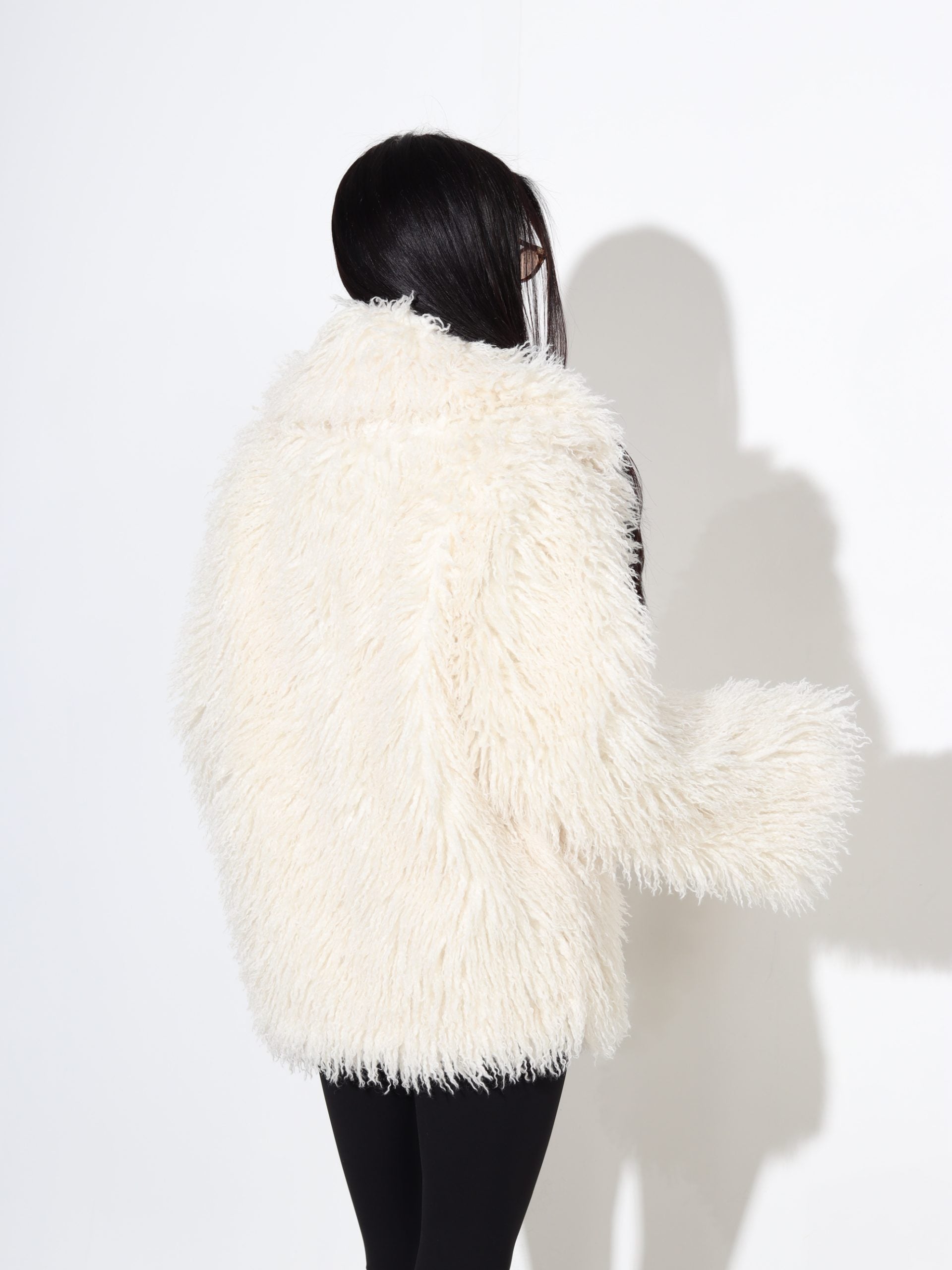 Balts, īss 'Bārnij' kažociņš - 17811