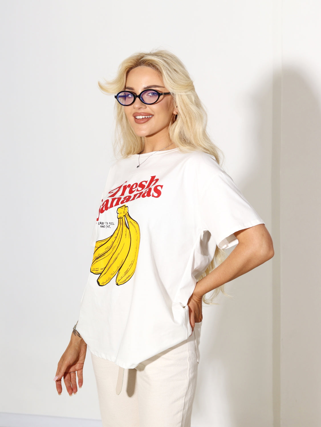 Balts tops ,, Fresh Bananas" - 14459