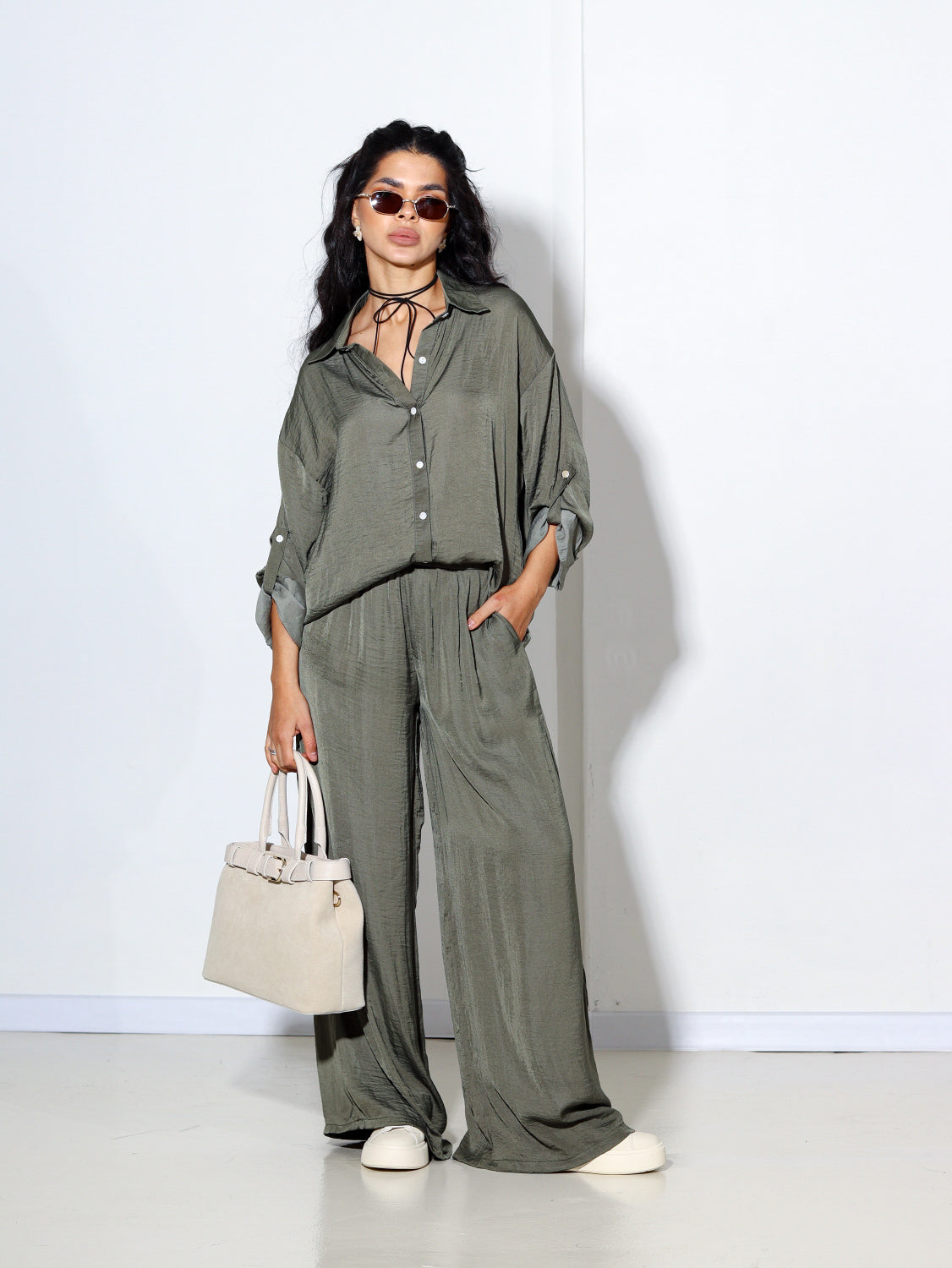 Zaļš, 2daļīgs viskozes komplekts - 14518