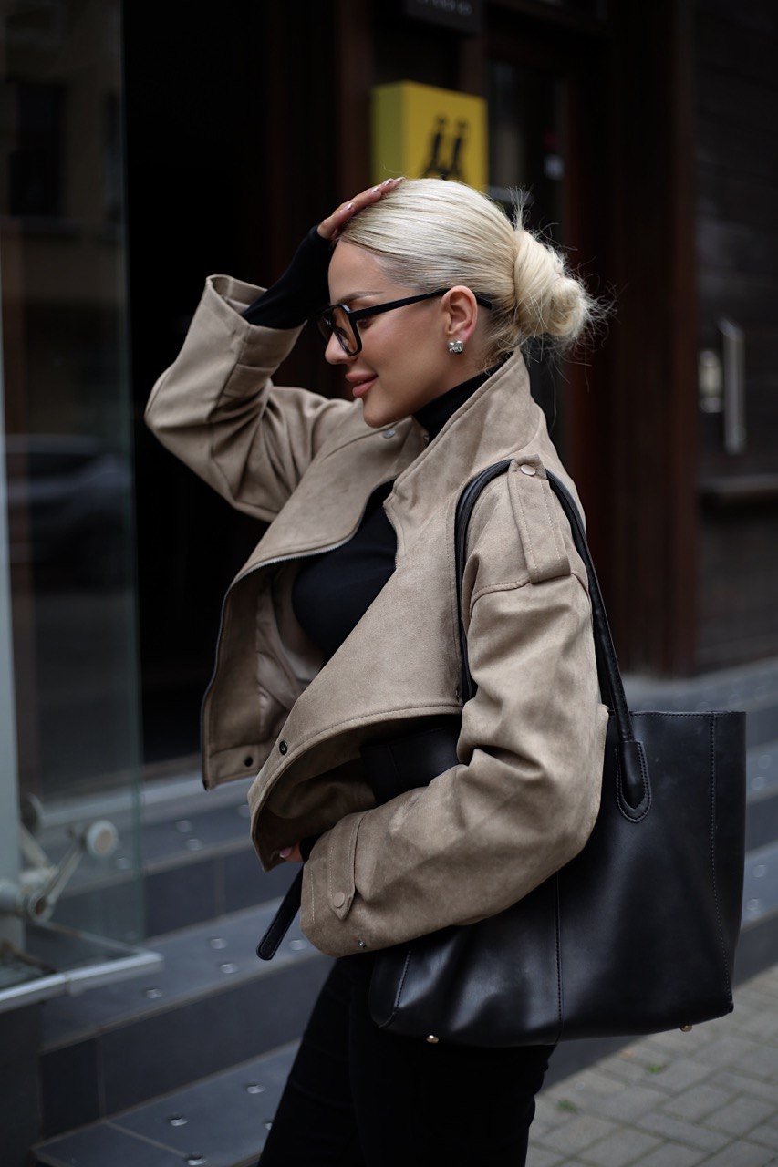 G.brūna LUX virsjaka 'AIME', zamša auduma - 20929